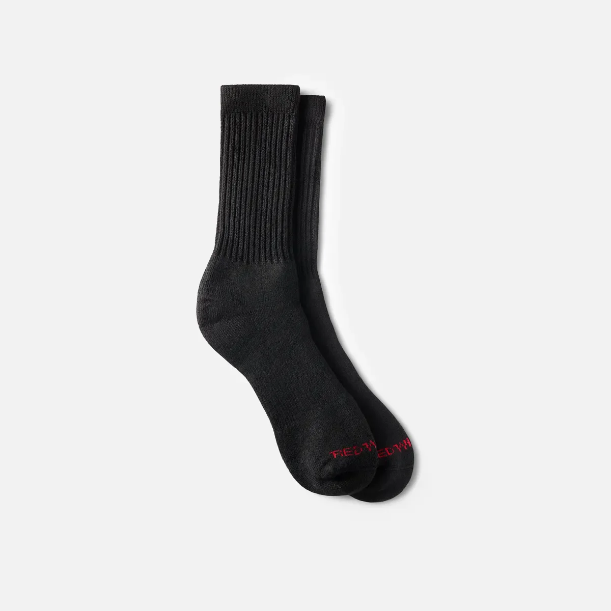 Performance Work Medium Weight Crew – unisex-strumpor i akrylblandning i svart