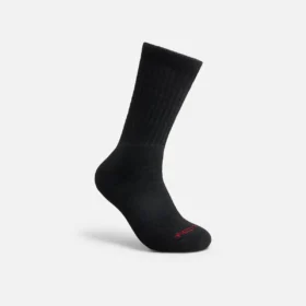 Performance Work Medium Weight Crew – unisex-strumpor i akrylblandning i svart