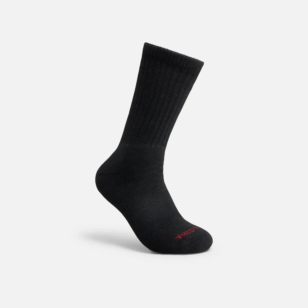 Performance Work Medium Weight Crew – unisex-strumpor i akrylblandning i svart