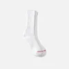 Performance Work Medium Weight Crew Unisex-strumpor i akrylblandning, vita