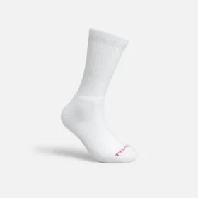 Performance Work Medium Weight Crew Unisex-strumpor i akrylblandning, vita