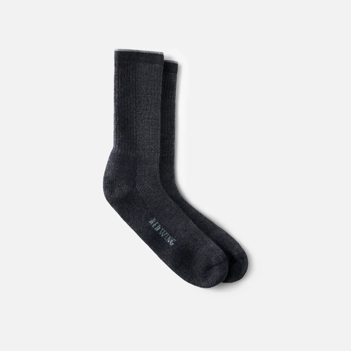 Premium Arbete Light Weight Crew Unisex-strumpor i merinoullsblandning i svart
