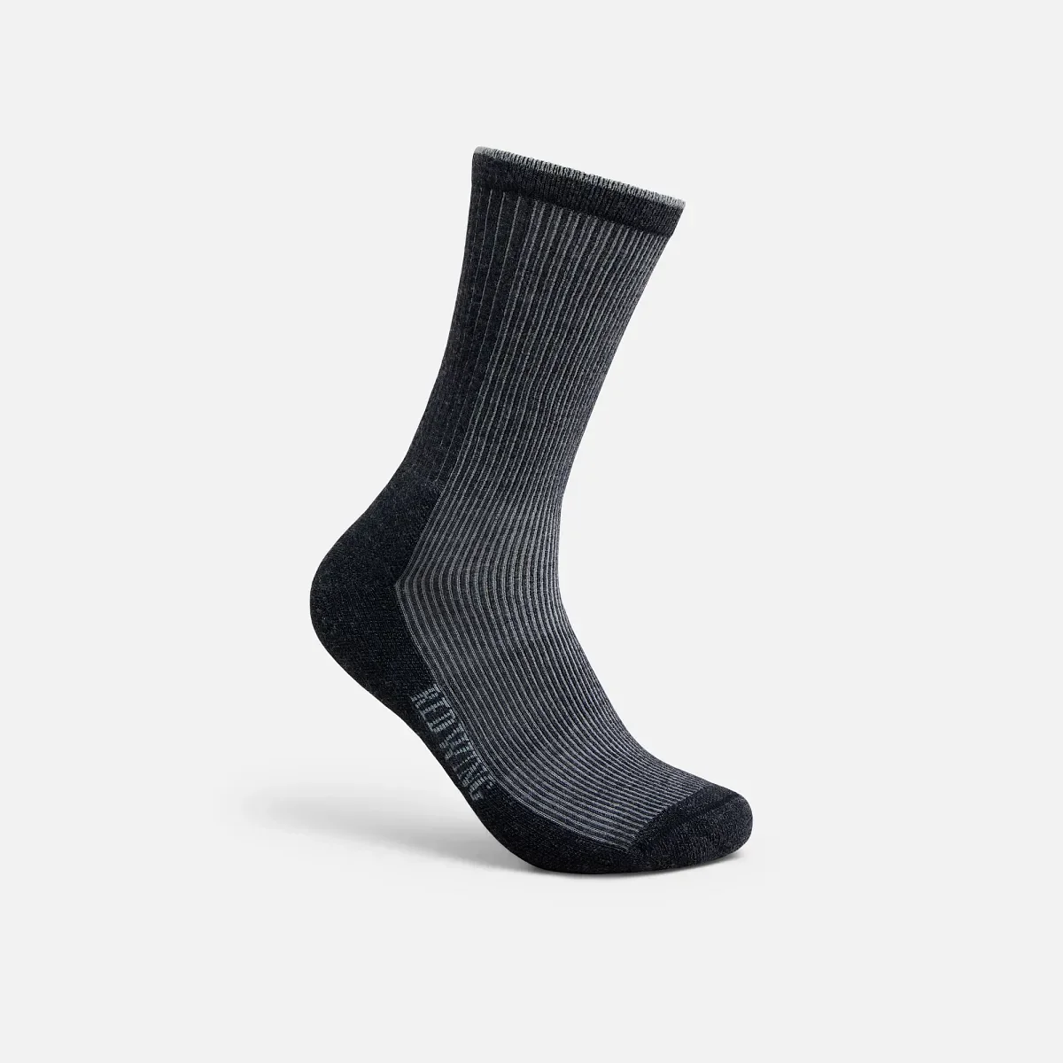 Premium Arbete Light Weight Crew Unisex-strumpor i merinoullsblandning i svart