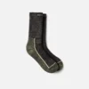 Premium Safety, medelviktiga unisex-strumpor i merinoullsblandning i färgen Charcoal