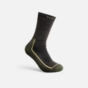 Premium Safety, medelviktiga unisex-strumpor i merinoullsblandning i färgen Charcoal