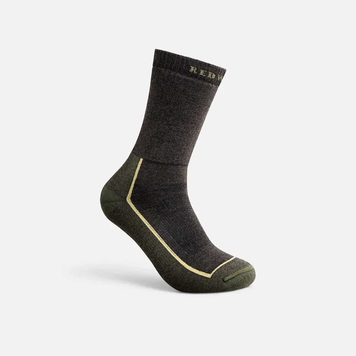 Premium Safety, medelviktiga unisex-strumpor i merinoullsblandning i färgen Charcoal