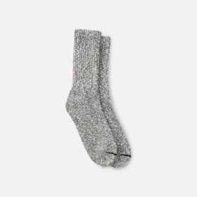 Ragg-strumpor i bomullsblandning, unisex, i svart/vitt, bomullsblandning