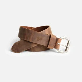 Roller Bar-läderbälten – Red Wing-läderbälten med Roller Bar i brunt