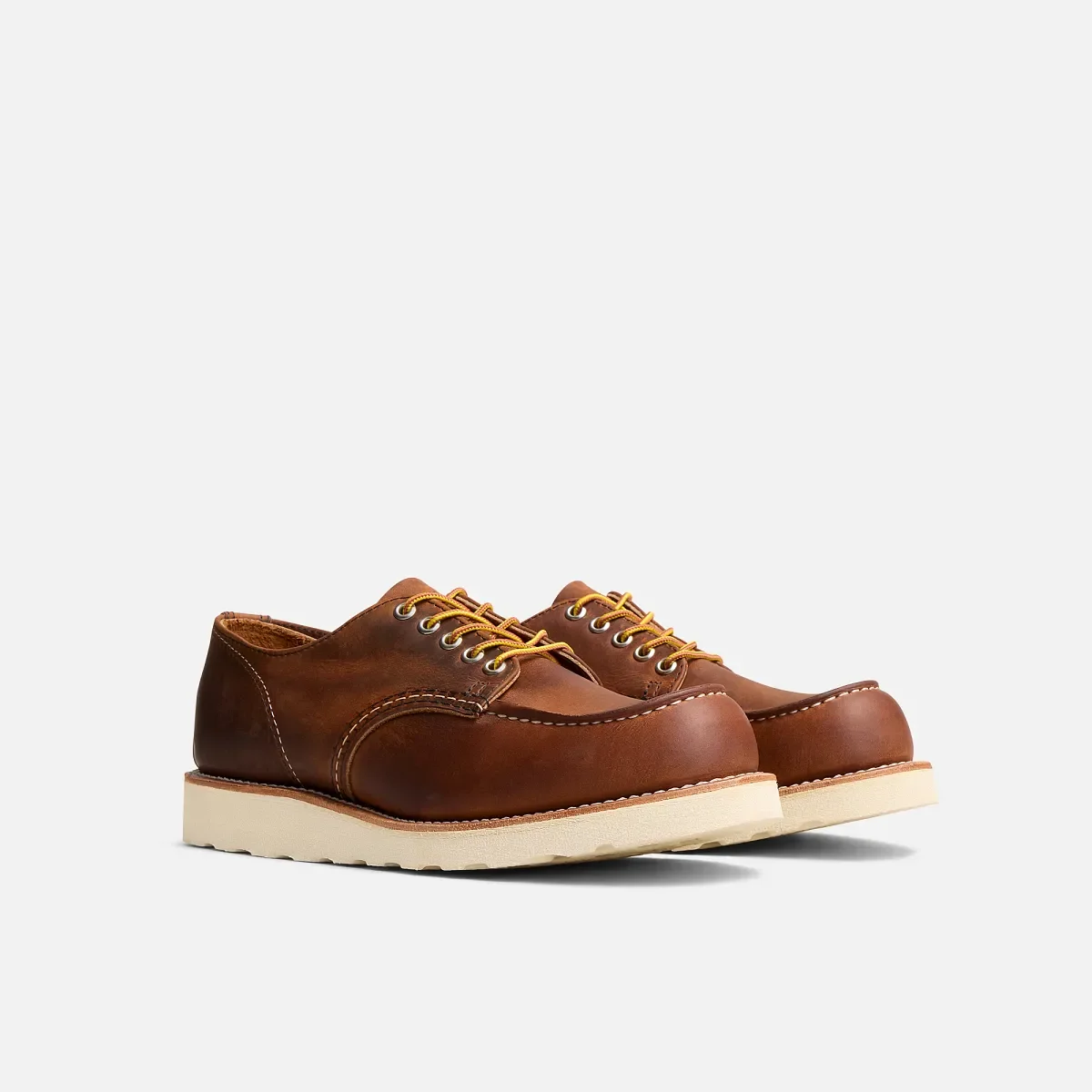 Shop Moc Oxford för män Shop Moc Oxford i kopparfärgat Rough & Tough-läder