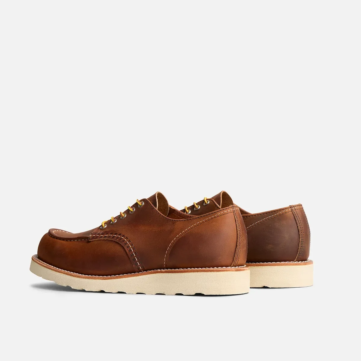 Shop Moc Oxford för män Shop Moc Oxford i kopparfärgat Rough & Tough-läder