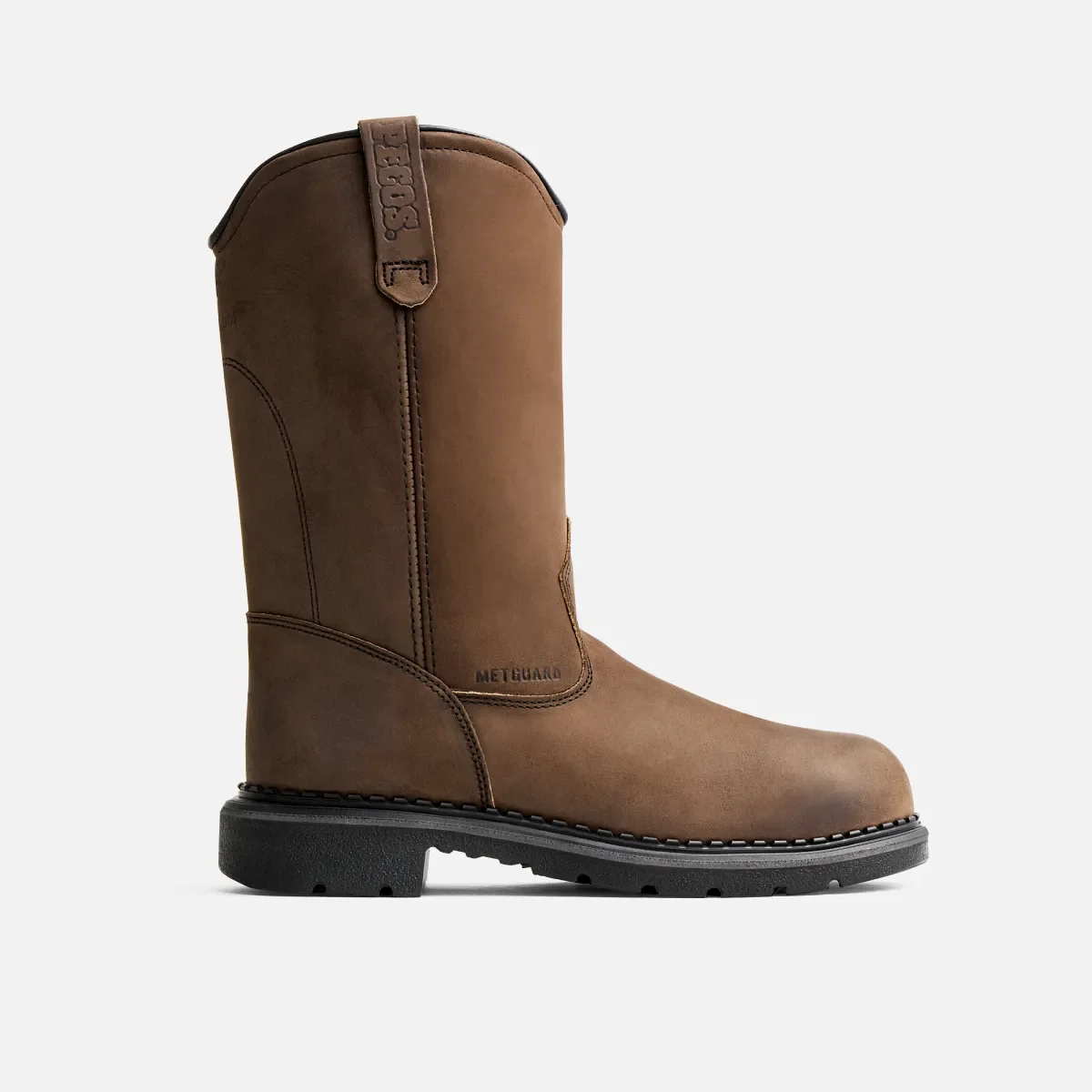 Supersole® 11-tums vattentäta säkerhetsstövlar med skyddshättor och metguard för män
