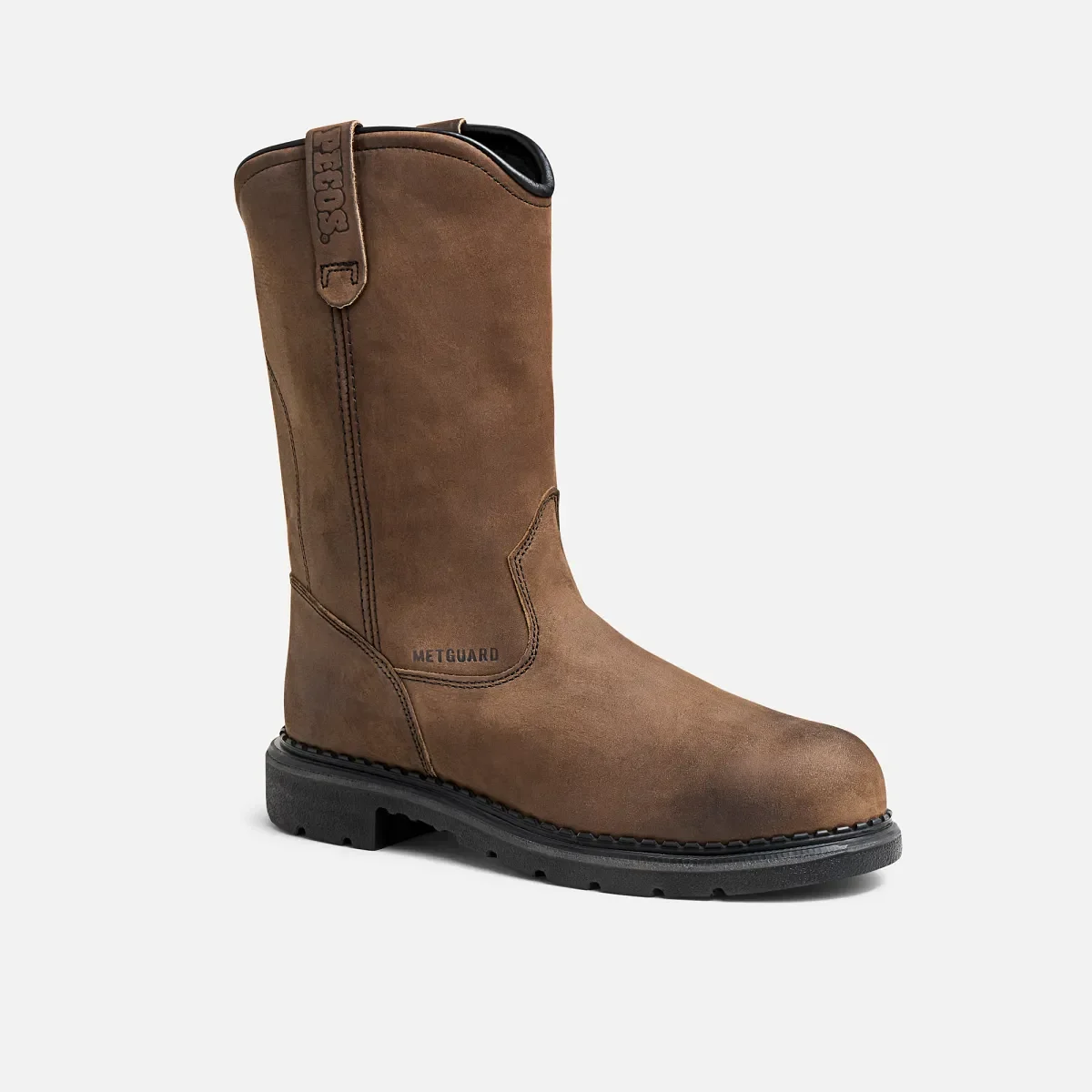 Supersole® 11-tums vattentäta säkerhetsstövlar med skyddshättor och metguard för män