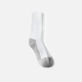 Ultimate Diabetic Light Weight Crew Unisex Coolmax®-blandning, diabetesstrumpor i vitt