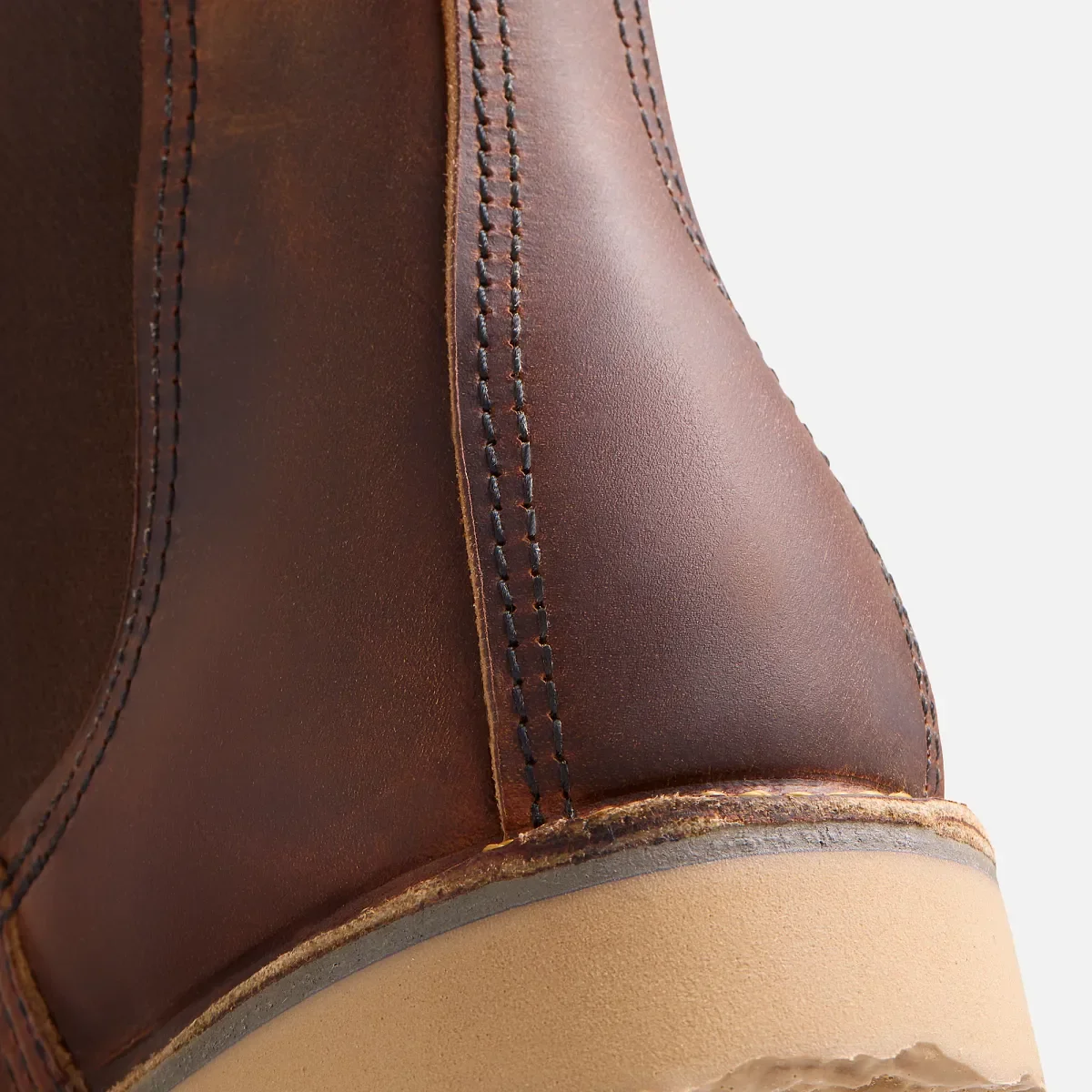 Weekender Chelsea – Weekender Chelsea för män i kopparfärgat Rough & Tough-läder