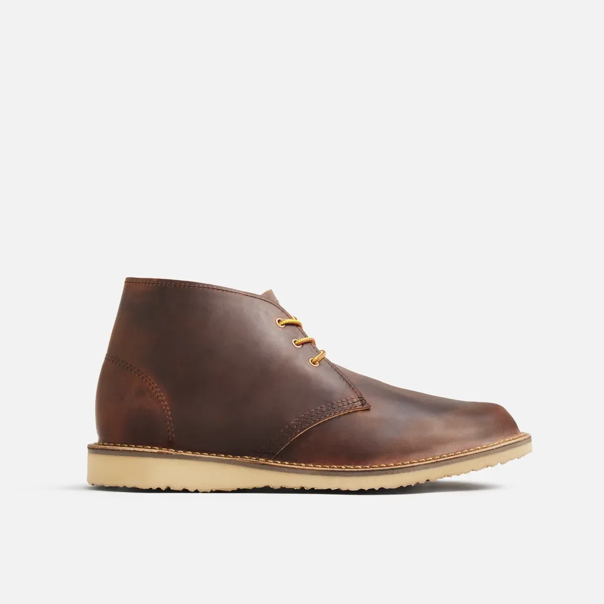Weekender Chukka – herrchukka i kopparfärgat, Rough & Tough läder