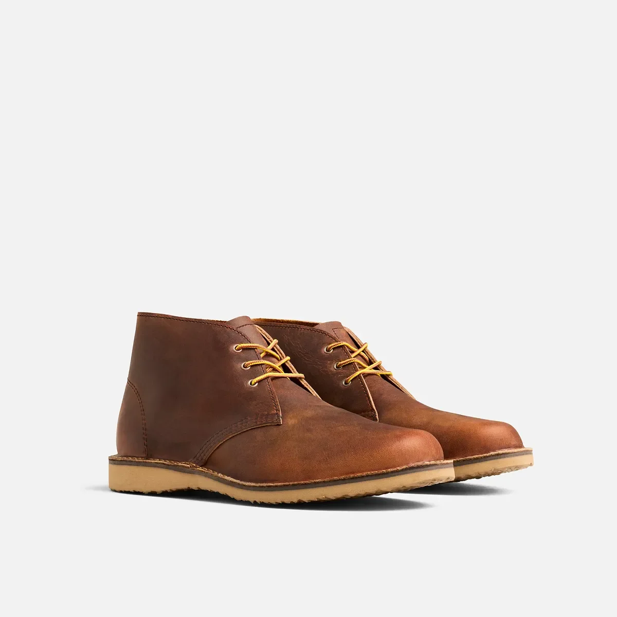 Weekender Chukka – herrchukka i kopparfärgat, Rough & Tough läder