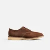 Weekender Oxford – herrskor i chokladbrunt Muleskinner-läder
