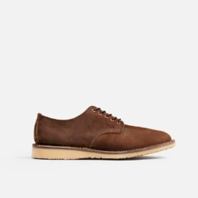 Weekender Oxford – herrskor i chokladbrunt Muleskinner-läder