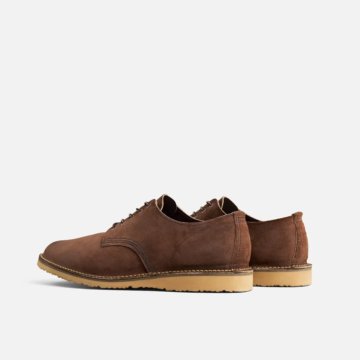 Weekender Oxford – herrskor i chokladbrunt Muleskinner-läder
