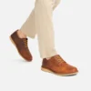 Weekender Oxford – herrskor i kopparfärgat, Rough & Tough-läder
