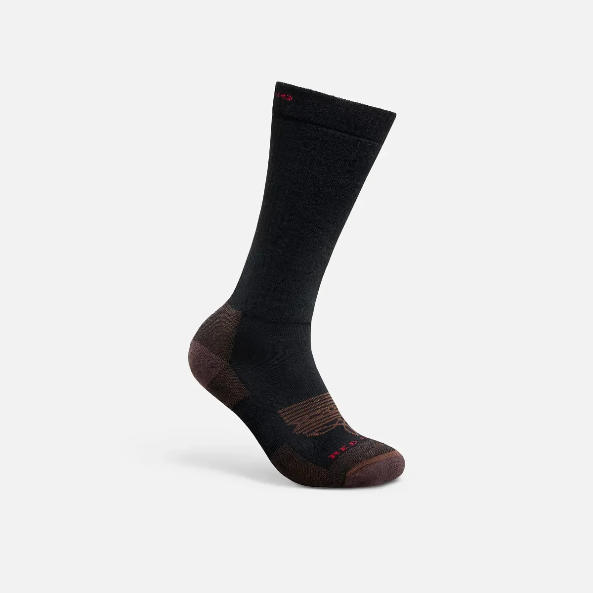 Western Boot Over-the-Calf Unisex Western-strumpor för arbete i svart