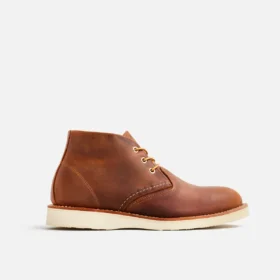 Work Chukka Chukka för män i kopparfärgat Rough & Tough läder